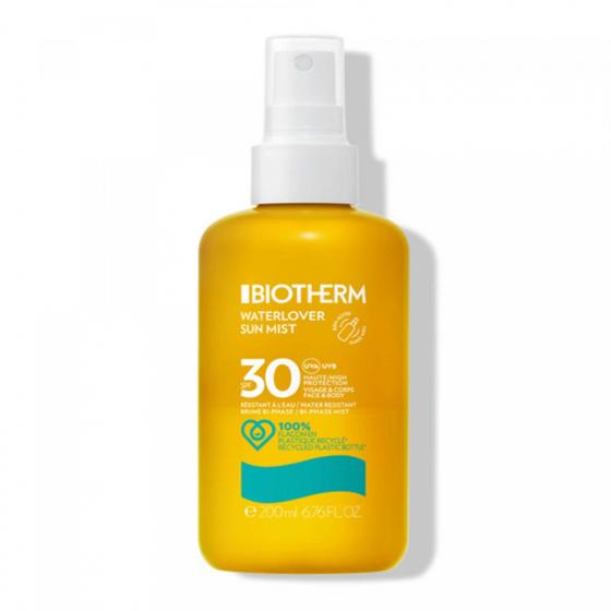 Waterlover Sun Mist Brume bi-phasée SPF30 Biotherm - spray de 200 ml
