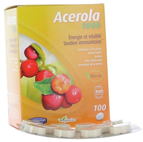 Acérola 1000 mg Orthonat - boite de 100 comprimés