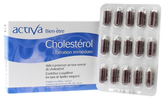 Activa bien-être cholesterol - boite de 30 gélules