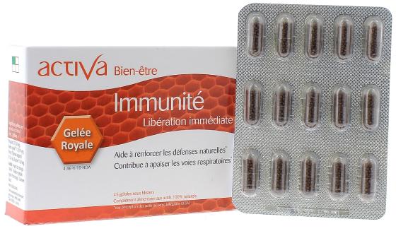 Activa bien-être immunité - boite de 45 gélules