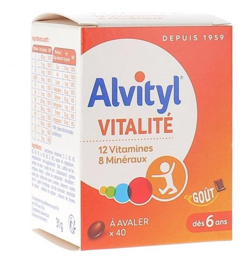 Alvityl comprimé multivitamines  - boite de 40 comprimés