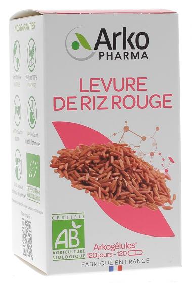 Arkogélules Levure de riz rouge bio Arkopharma - boîte de 120 gélules