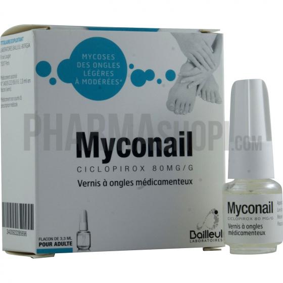 MYCONAIL 80 mg/g, vernis à ongles médicamenteux - flacon de 3,3 ml