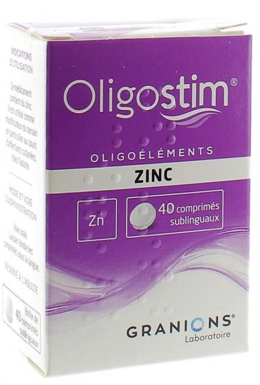Oligostim zinc comprimé - boîte de 40 comprimés sublinguaux