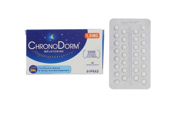 ChronoDorm Mélatonine 1.9mg Iprad - 30 comprimés