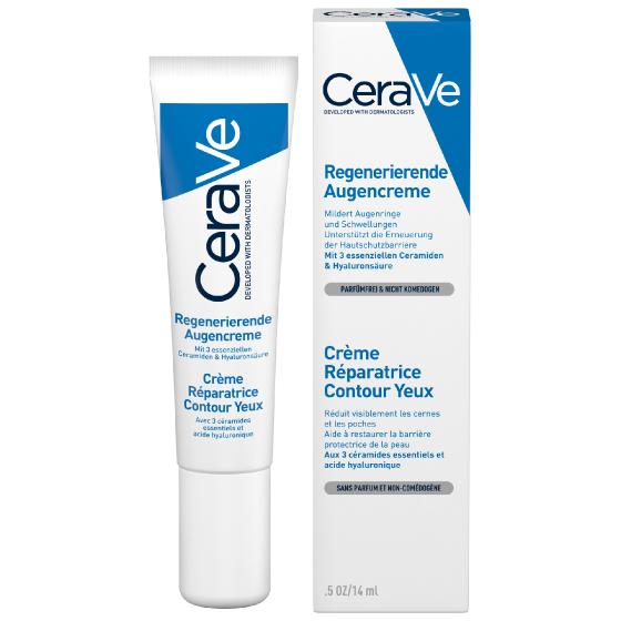 Crème réparatrice contour yeux CeraVe - tube de 14 ml