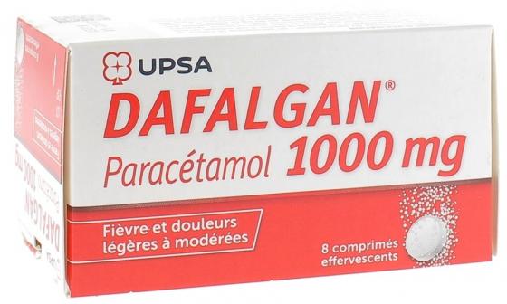 Dafalgan 1g comprimé effervescent - boîte de 8 comprimés