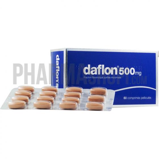 Daflon 500mg comprimé - 60 comprimés
