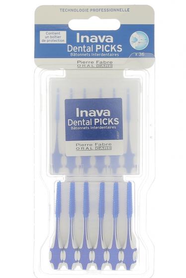 Dental Picks Inava - Boite de 36 bâtonnets interdentaires