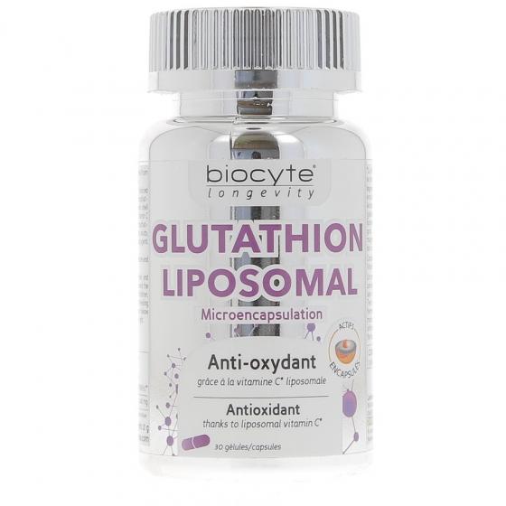 Glutathion Liposomal anti-oxydant Biocyte - 30 gélules micro-encapsulés
