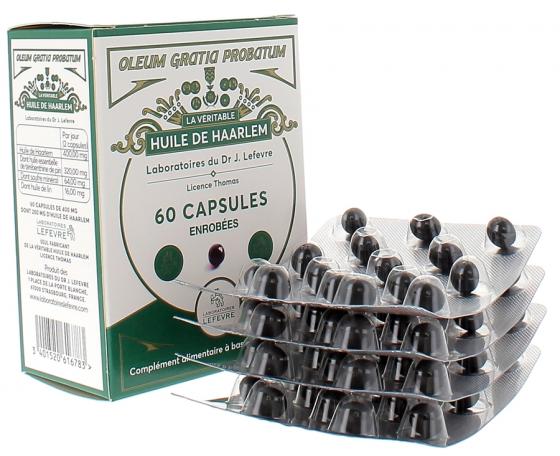 Huile de haarlem - 60 capsules enrobées