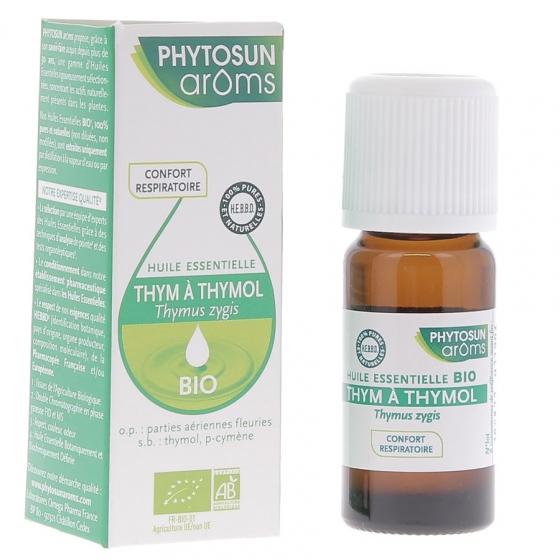 Huile essentielle de Thym à Thymol Bio Phytosun Arôms - flacon de 10 ml