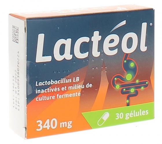 Lactéol 340mg - boîte de 30 gélules