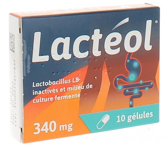 Lactéol 340mg - boîte de 10 gélules