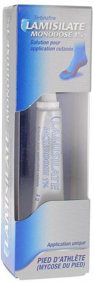 Lamisilate Monodose 1% solution pour application cutanée - tube de 4g