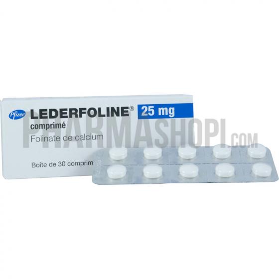 Lederfoline 25mg comprimé - boîte de 30 comprimés