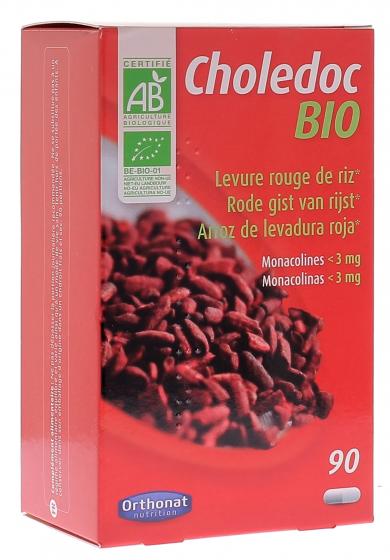 Choledoc Levure rouge de riz bio Orthonat - boîte de 90 gélules