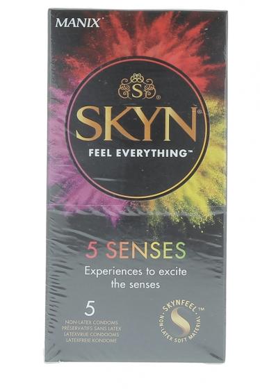 Préservatifs 5 senses Skyn Manix - 5 préservatifs