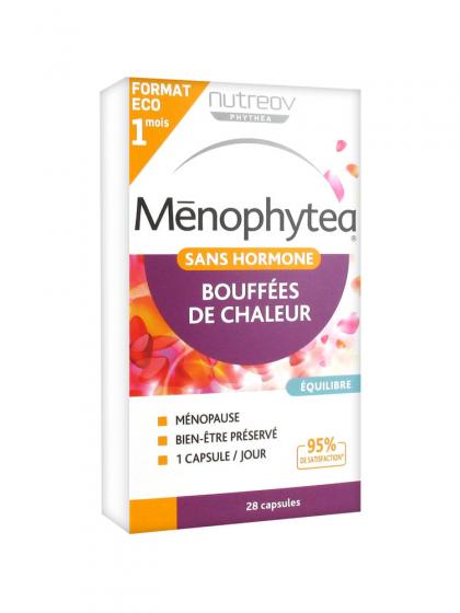 Ménophytea sans hormone bouffées de chaleur Nutreov - boite de 28 capsules