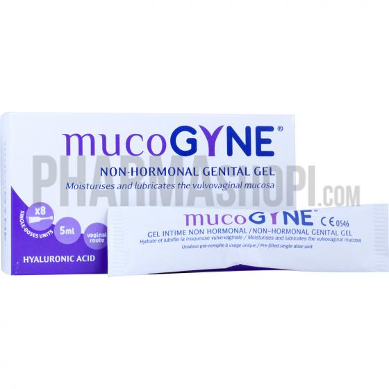 Mucogyne gel intime non hormonal - 8 doses unitaires de 5 ml