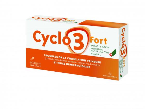 Cyclo 3 fort gélule Naturactive - boite de 60 gélules
