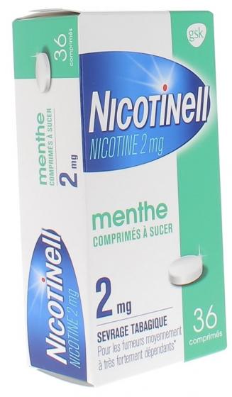 Nicotinell menthe 2mg comprimé à sucer - boite de 36 comprimés