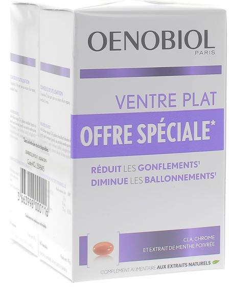 Oenobiol Femme 45+ Ventre Plat - Lot de 2 boites de 60 capsules