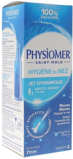 Physiomer hygiène du nez jet dynamique - spray de 135 ml