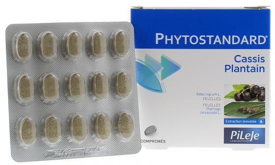 Phytostandard de Cassis et de Plantain BIO Pileje - boite de 30 comprimés