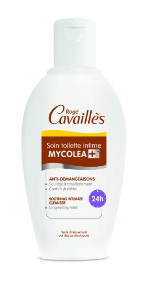 Soin toilette intime Mycolea muqueuses irritées Rogé Cavaillès - flacon 200 ml