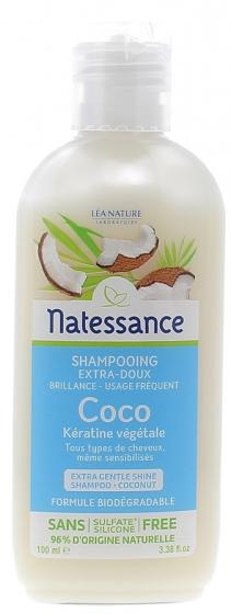 Shampooing extra-doux Coco Natessance - Flacon de 100 ml