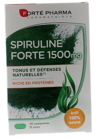 Spiruline Forte 1500 Forte Pharma - boite de 30 comprimés