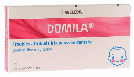 Domila Weleda - boîte de 6 suppositoires