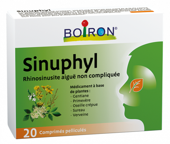 Sinuphyl Boiron - boîte de 20 comprimés pelliculés