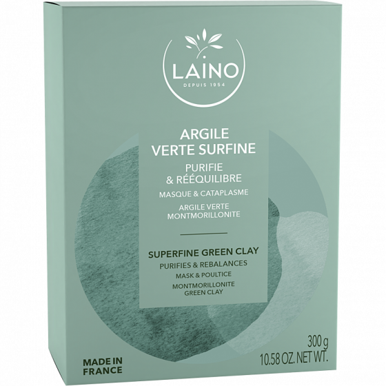 Argile verte surfine Laino - boite de 300 g