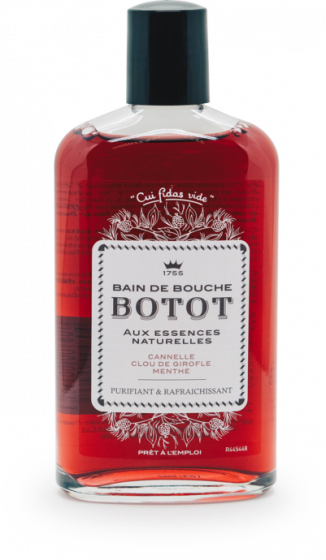 Bain de bouche Cannelle Clou de Girofle Menthe Botot - flacon de 250 ml