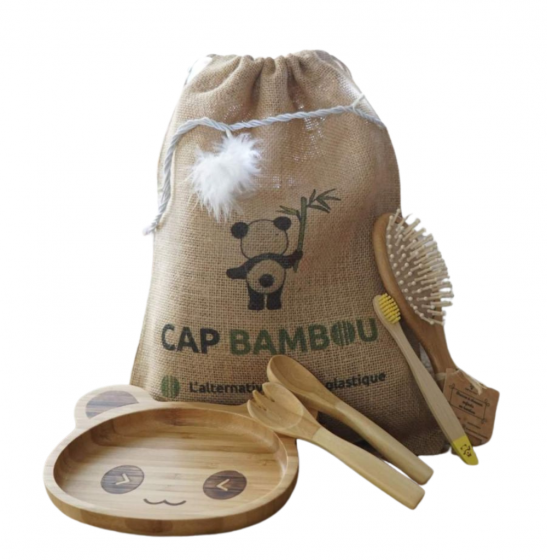 Bambin box Cap Bambou - coffret contenant 3 produits