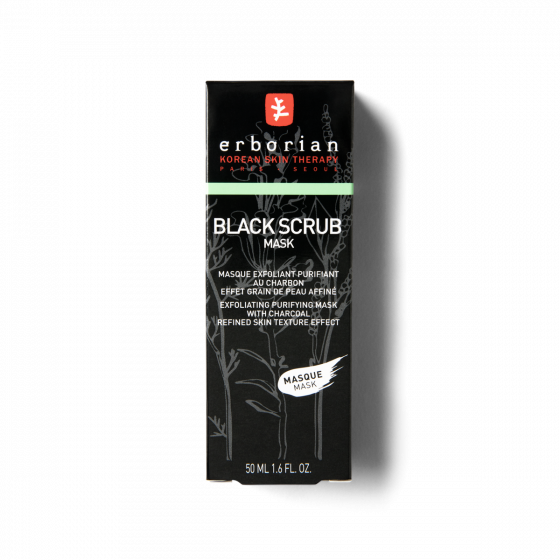 Black Scrub Mask Erborian - tube 50 ml