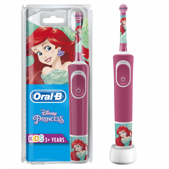 Brosse à dents électrique rechargeable 3 ans et + modèle : princesse Oral-B Kids