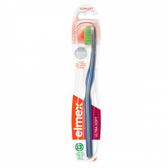 Brosse à dents ultra soft Elmex - une brosse à dents