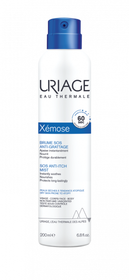 Brume SOS Anti-grattage Xémose Uriage - spray de 200 ml