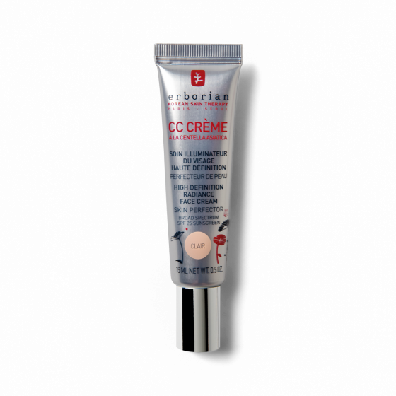 CC Crème à la Centella Asiatica Erborian - Teinte : Claire - tube de 15 ml