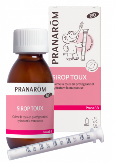 PranaBB Sirop toux bio Pranarôm - flacon de 120ml