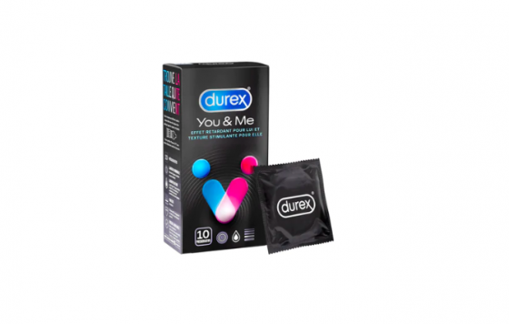 Préservatifs you and me Durex - boîte de 10 préservatifs