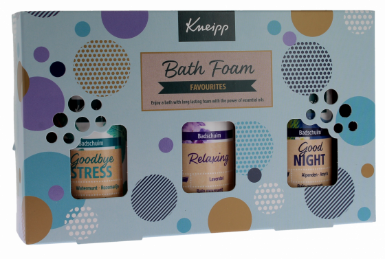 Coffret Happy Bath time Kneipp - coffret de 3 bains moussants