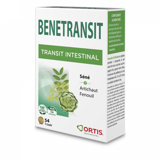 Bénétransit transit intestinal Ortis - boite de 54 comprimés