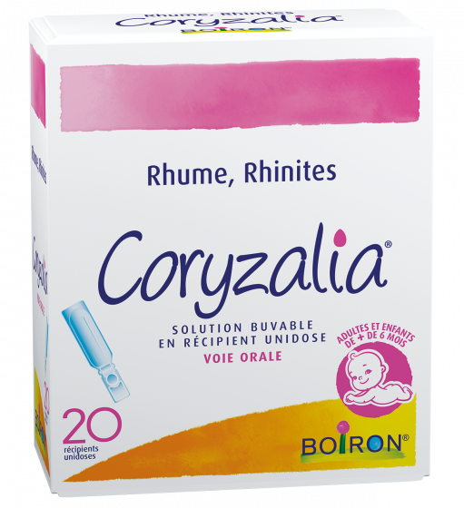 Coryzalia rhume, rhinites Boiron - 20 unidoses