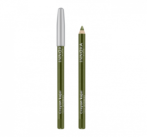 Crayon kajal yeux sensibles vert boisé Innoxa - crayon de 1,2 g