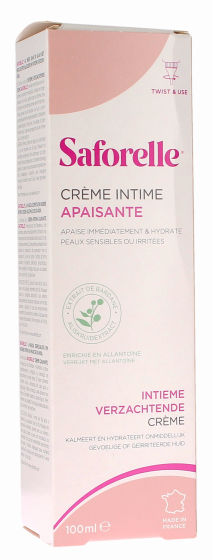 Crème apaisante intime Saforelle - tube de 100 ml