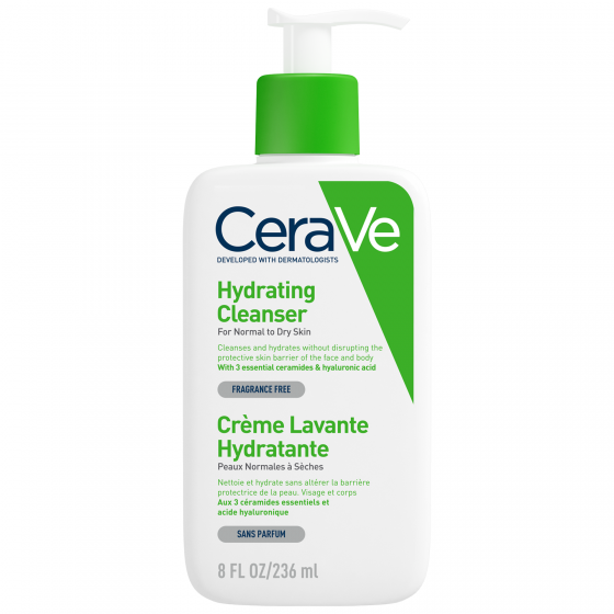 Crème lavante hydratante CeraVe - Flacon de 236 ml